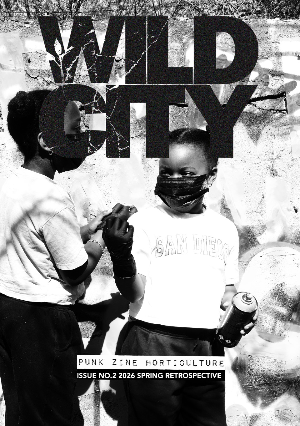 Wild City zine issue two cover — right half.